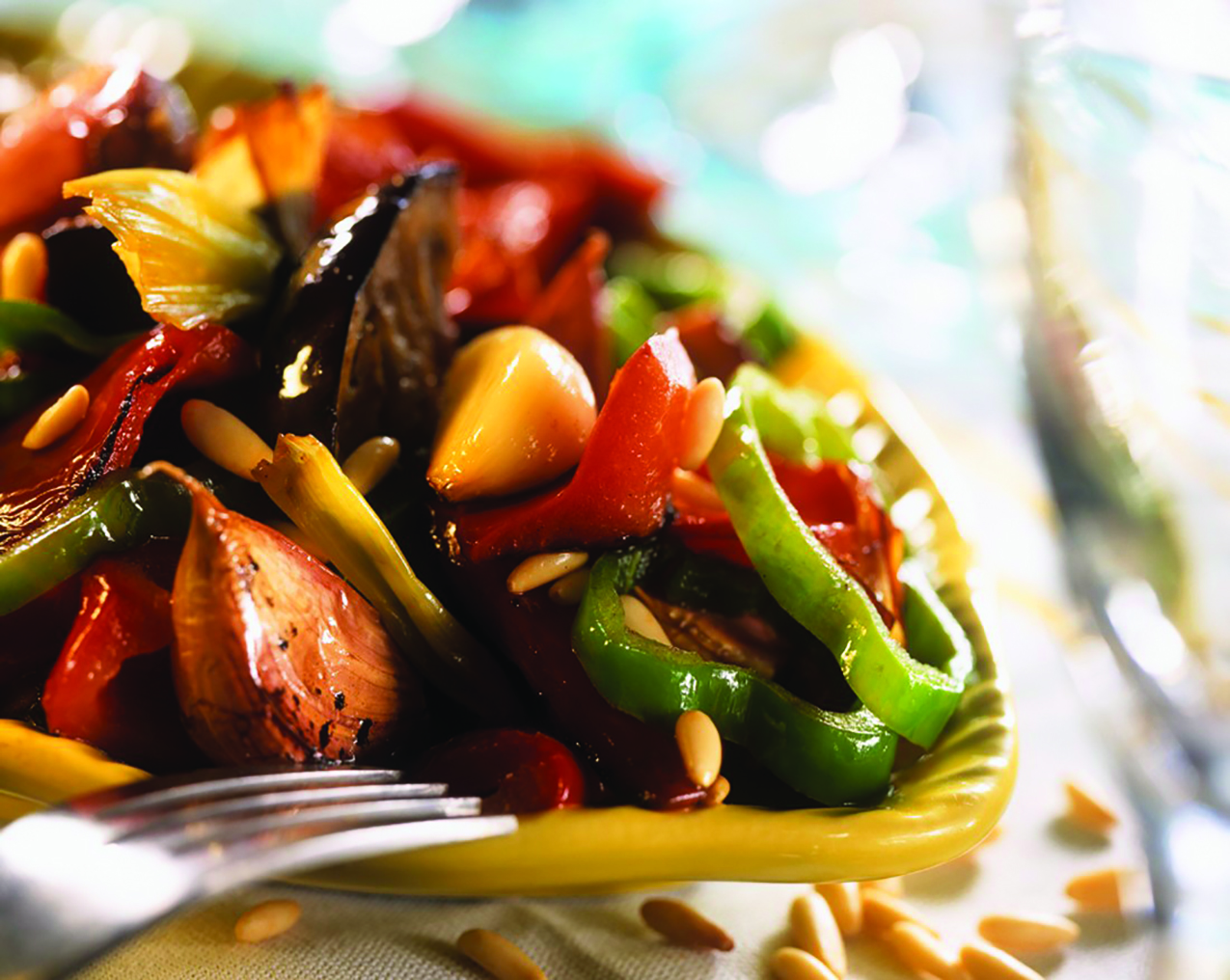 Roast veggies make a healthy, filling summertime option