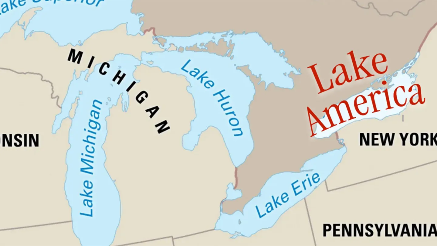 President Trump signs order to rename Lake Ontario as Lake America