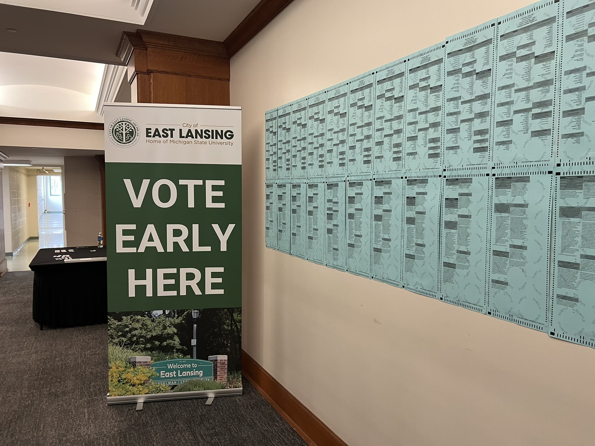Michiganders, challengers, poll watchers head to early voting sites